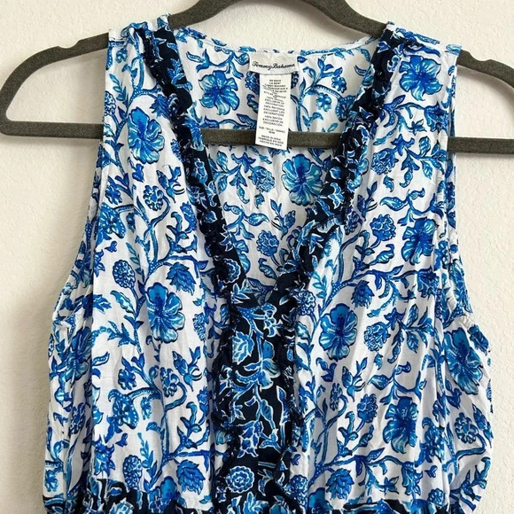 Tommy Bahama Midi Hi Lo Dress | size M - Picture 5 of 9